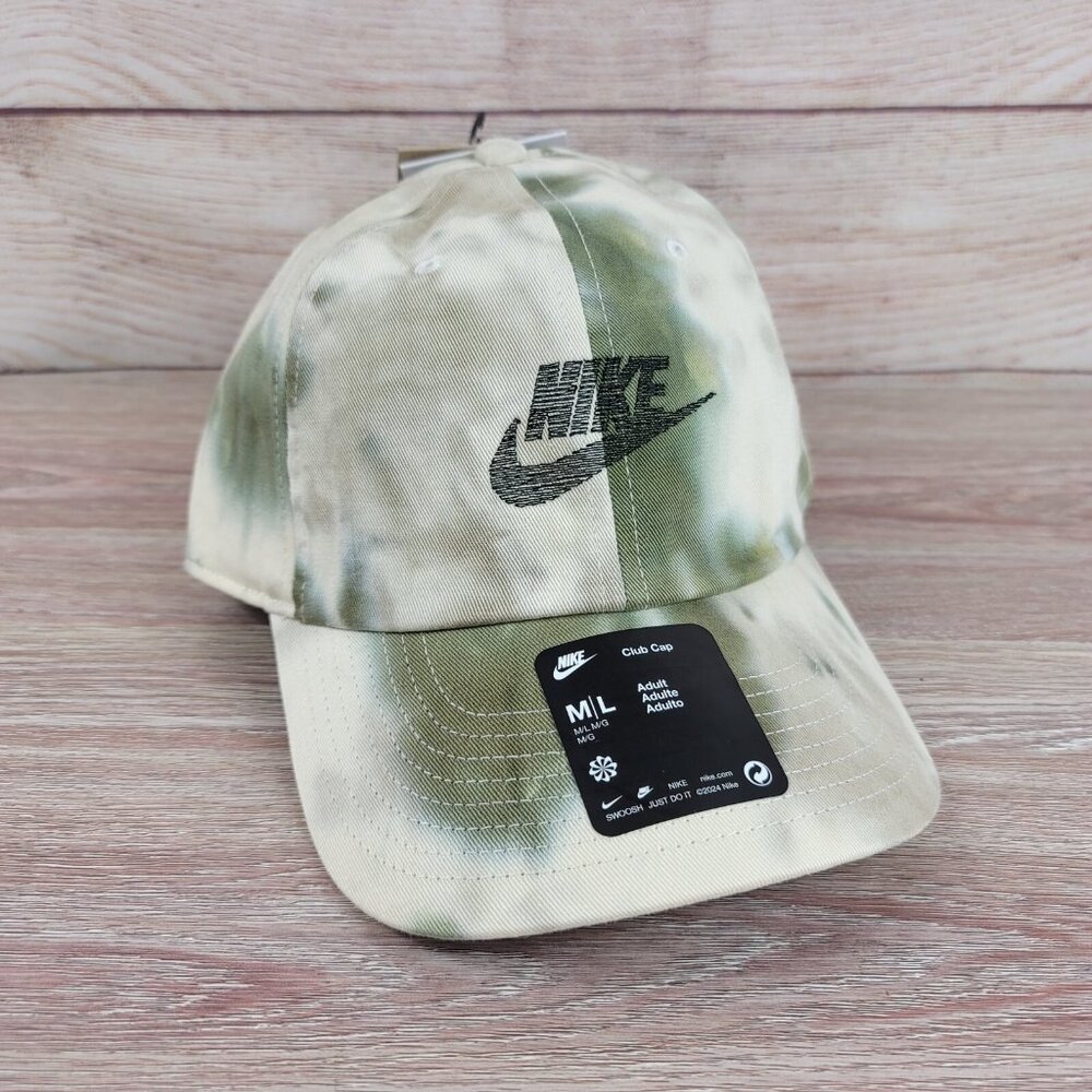 NEW Nike Club Unstructured Tie Dye Hat Unisex Size M/L Cap Adjustable FN4198-325